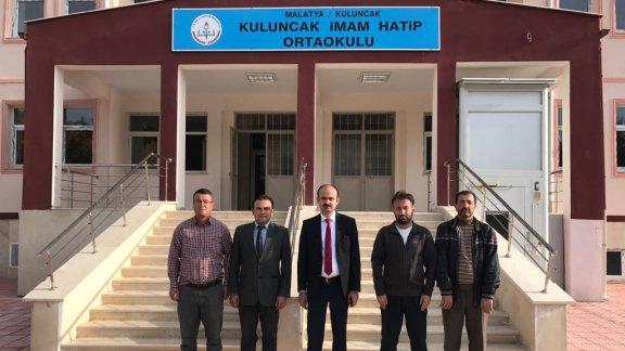 İlçemiz Kaymakamı Sayın Mehmet ERDEM, Kuluncak İmam Hatip Ortaokulunu ziyaret etti.
